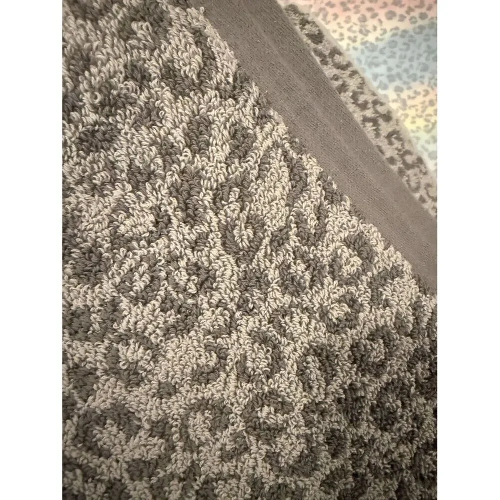Rachel Zoe Leopard cheetahTowel Set 100% Cotton Bath, Hand Washcloths NWT